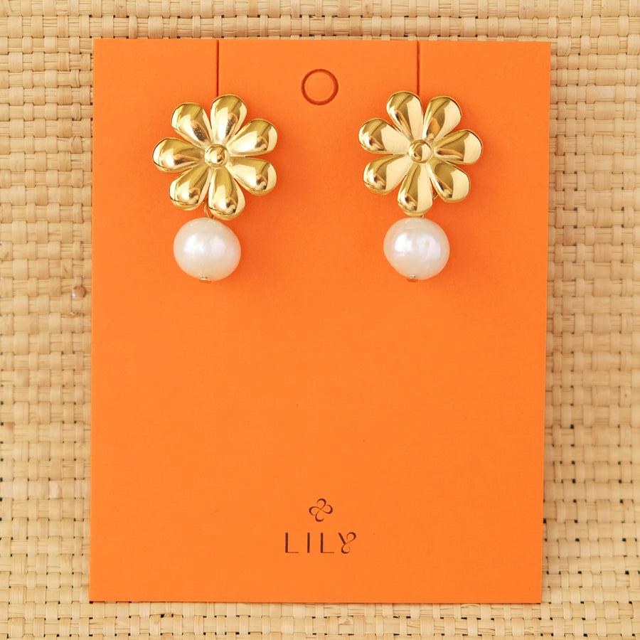 2-in-1 Aster Earrings in Gold (Limited)