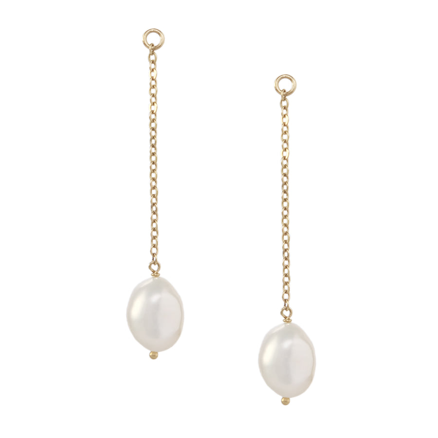 Baroque Pearl Chain Drops