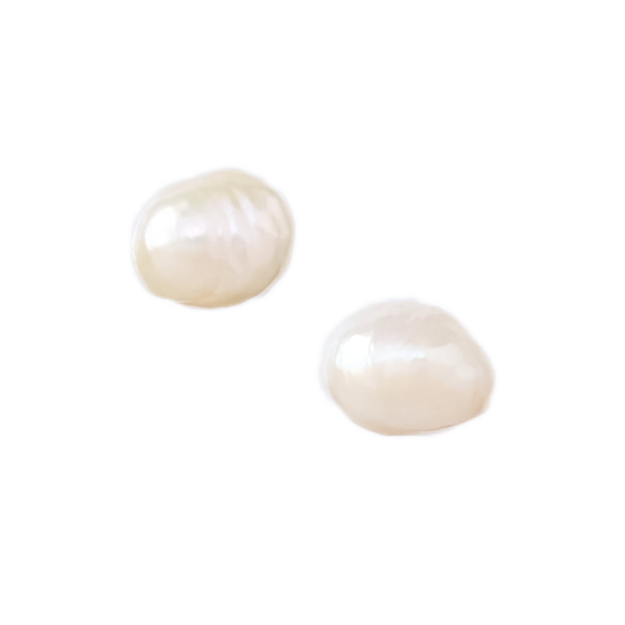 Baroque Pearl Stud Earrings