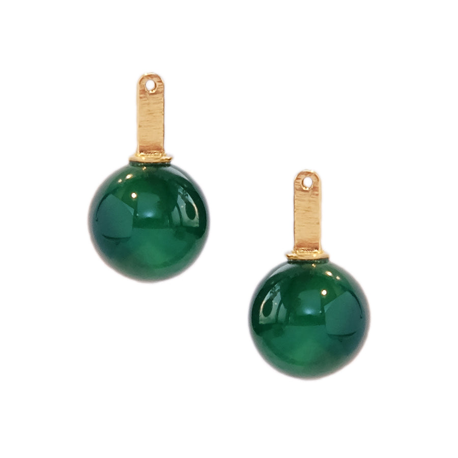 Bead Drops in Jade