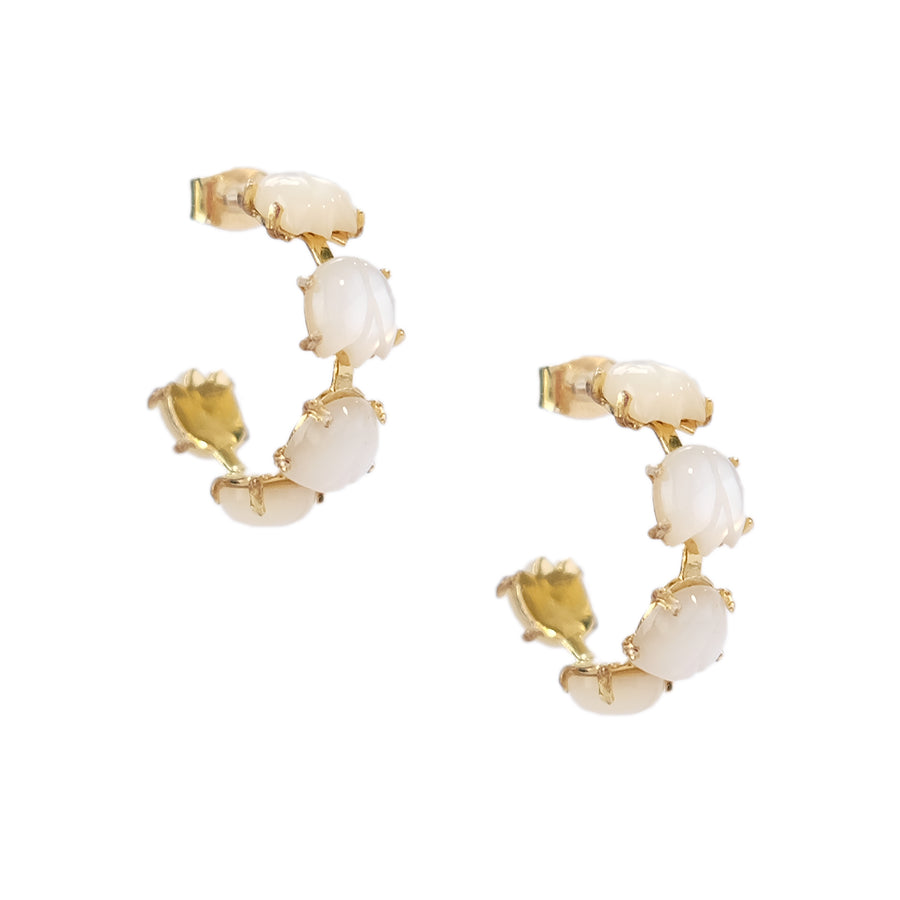 Gianna Earrings in Mother of Pearl