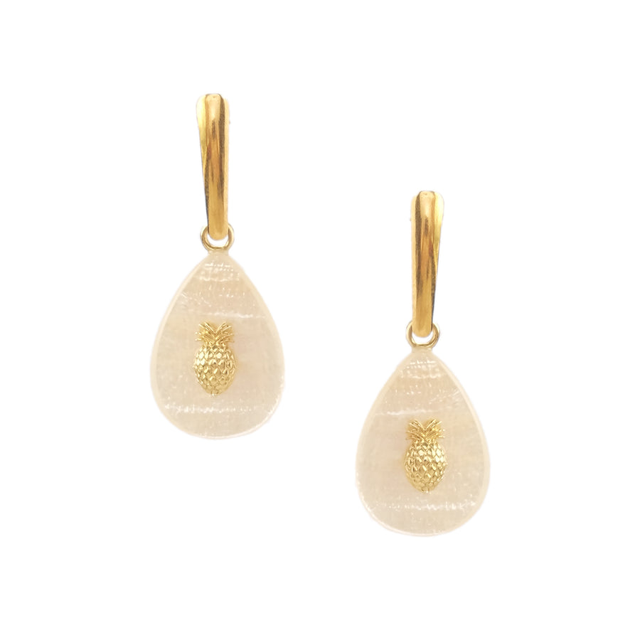 Pinya Earrings in Capiz