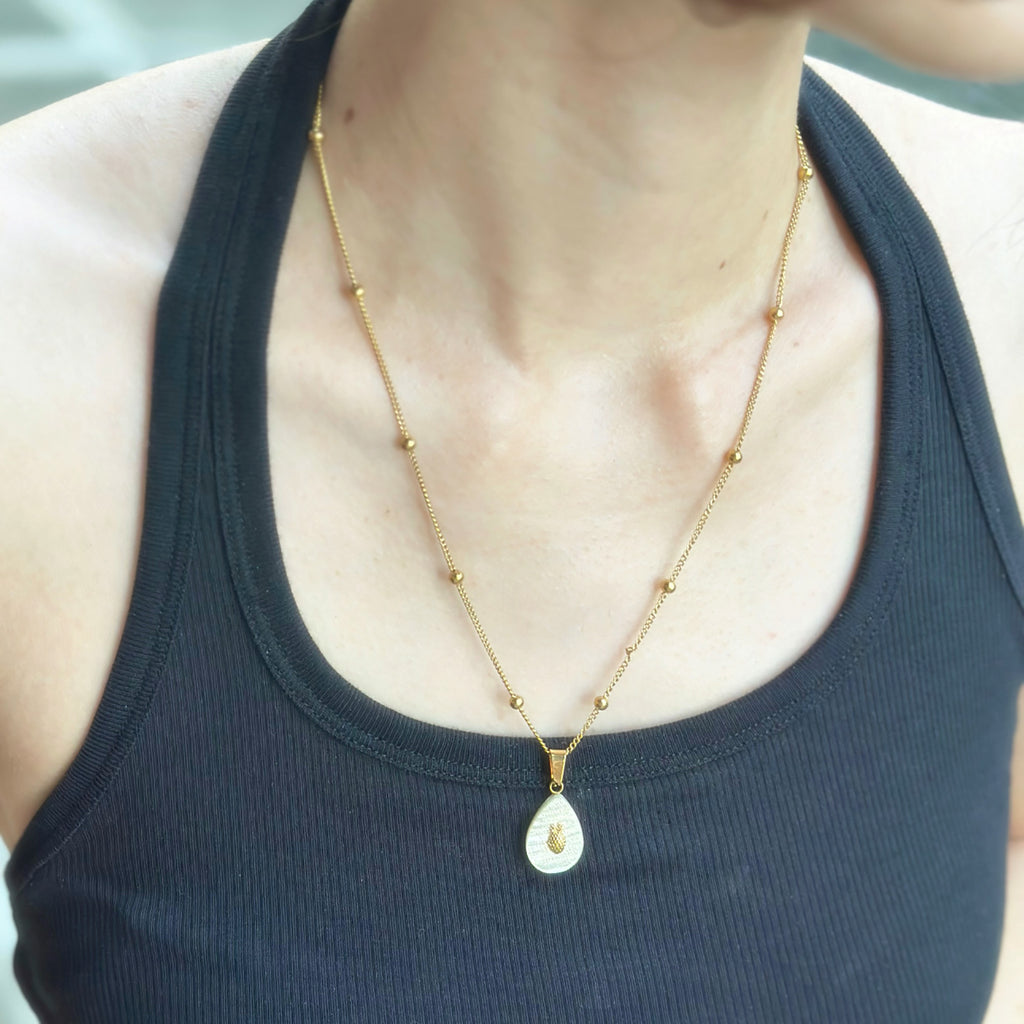 Pinya Necklace in Capiz