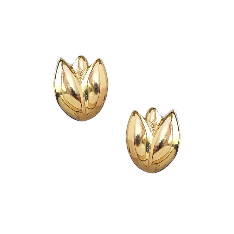 Ray Stud Earrings in Gold