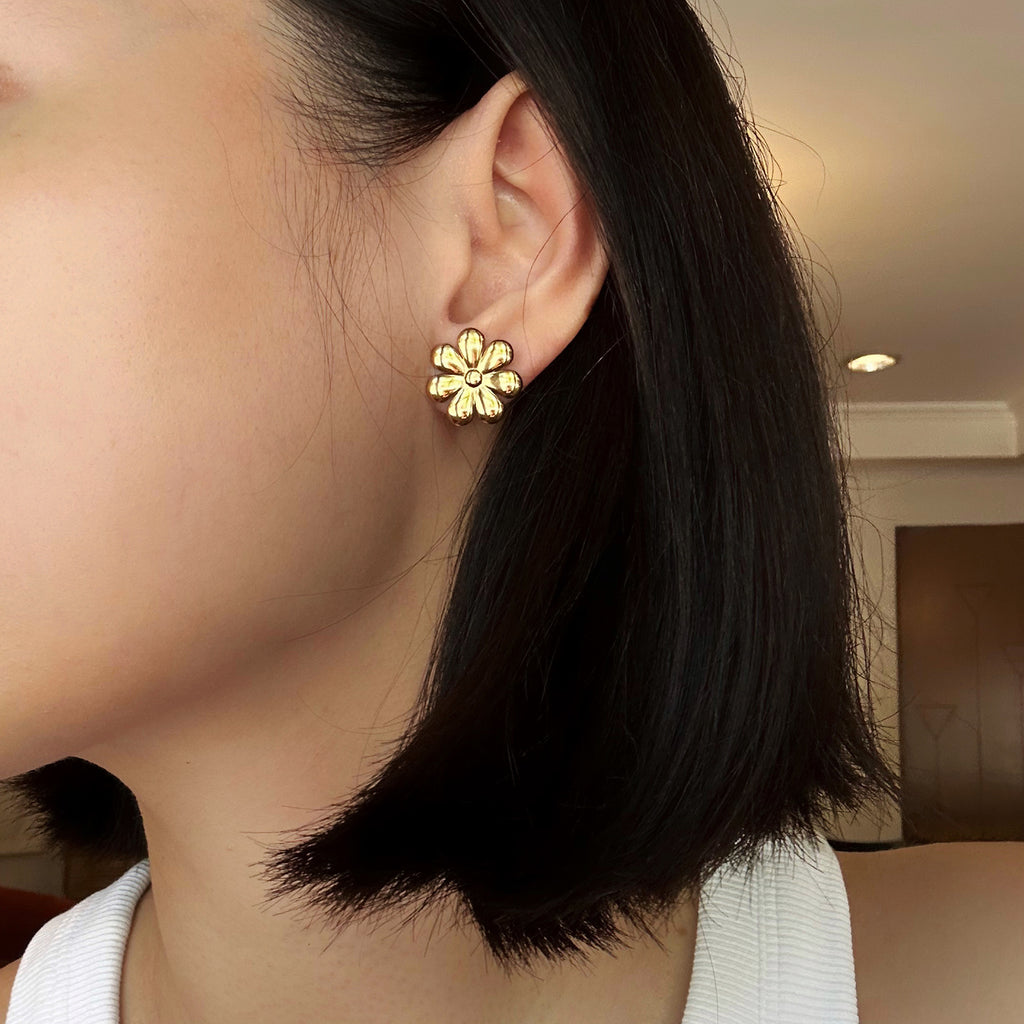 2-in-1 Aster Earrings in Gold (Limited)