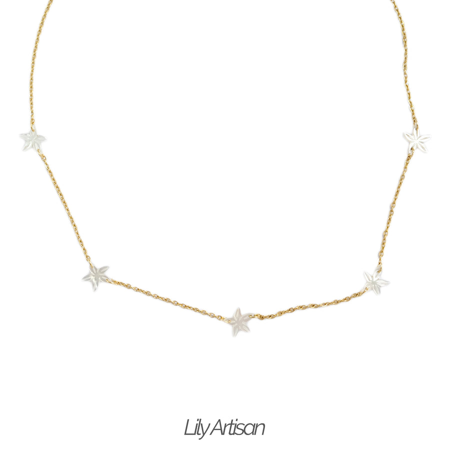 Cinque Santan Necklace in Ivory