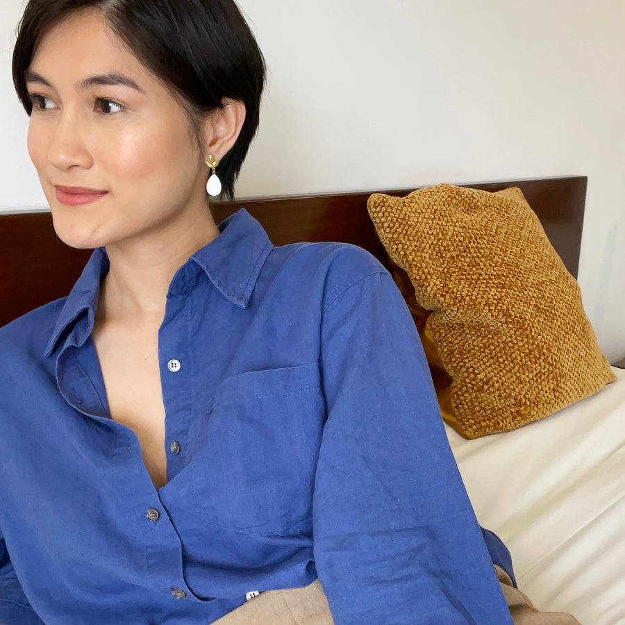Ina Earrings in Ivory