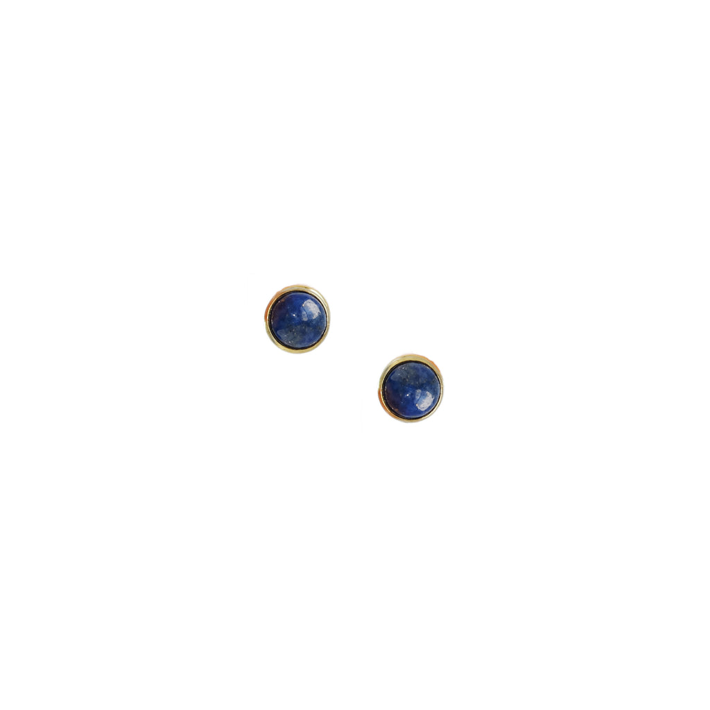 Lia Detachable Earrings in Lapis Lazuli