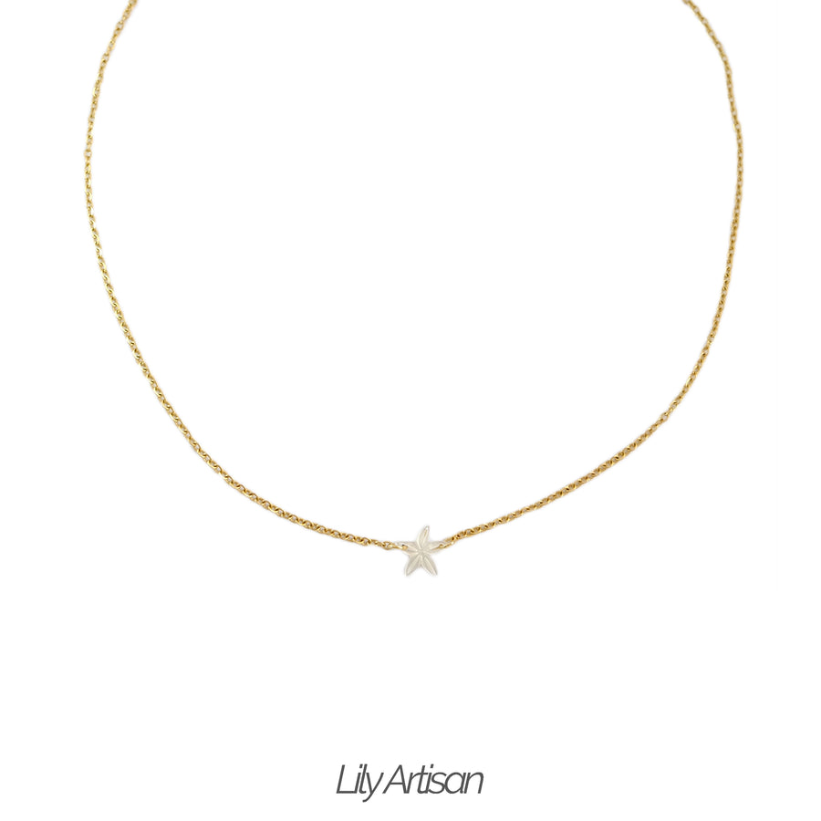 Una Santan Necklace in Ivory
